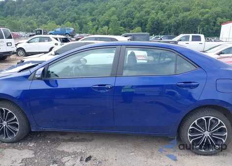 2016 Toyota Corolla S Premium from USA, damaged, VIN 2T1BURHE5GC495880